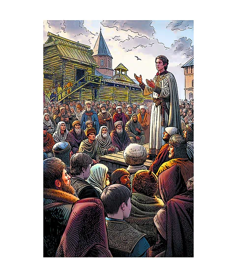 Детская книга "ВЛР Карпенко. Князь Владимир – креститель Руси" - 450 руб. Серия: Детям о великих людях России , Артикул: 5800513
