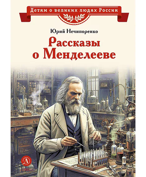 Детская книга "ВЛР Нечипоренко. Рассказы о Менделееве" - 490 руб. Серия: Детям о великих людях России , Артикул: 5800517