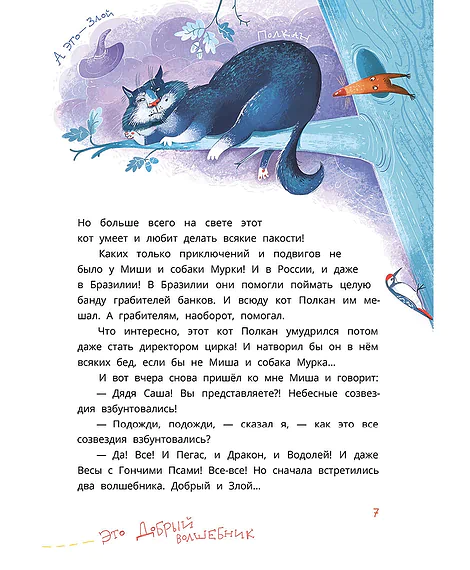 Детская книга "Колмогоров. Мишка – друг Гагарина, или Новые приключения собаки Мурки и кота Полкана" - 750 руб. Серия: Время сказок, Артикул: 5400480