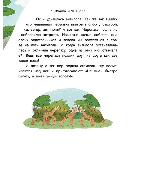 Детская книга "Африканские сказки. Антилопа и черепаха" - 500 руб. Серия: Дом сказок, Артикул: 5506029