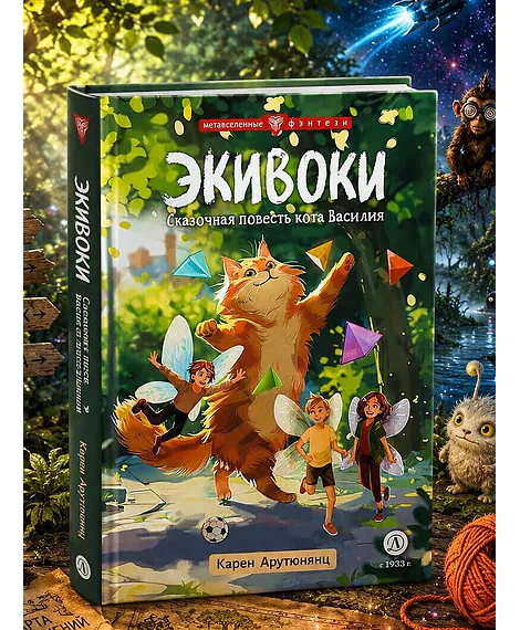 Детская книга "Арутюнянц. Экивоки. Сказочная повесть кота Василия" - 490 руб. Серия: Метавселенные фэнтези, Артикул: 5400729