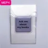 Детская книга "3D стикер «Ask me about my books»" - 100 руб. Серия: Мерч МАРАКУЙЯ, Артикул: 00000027