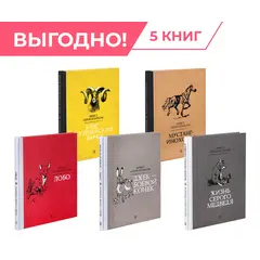 Детская книга "Комплект из 5 кн Сетон-Томпсон Рассказы о животных" - 1382 руб. Серия: Рассказы о животных , Артикул: 5400474