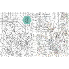 Детская книга "Зенюк. Про Федю, Васю и Тосю. Раскраска по номерам" - 297 руб. Серия: У нас в Котофеевке, Артикул: 5508017