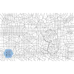 Детская книга "Зенюк. Про Федю, Васю и Тосю. Раскраска по номерам" - 309 руб. Серия: У нас в Котофеевке, Артикул: 5508017