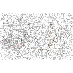 Детская книга "Зенюк. Времена года. Раскраска по номерам" - 309 руб. Серия: У нас в Котофеевке, Артикул: 5508018