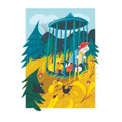 Детская книга "Туисова. Кошка Люпина и хвойное облако" - 858 руб. Серия: Книжные новинки, Артикул: 5400484