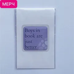Детская книга "3D стикер «Boys in book are just better»" - 100 руб. Серия: Мерч МАРАКУЙЯ, Артикул: 00000028