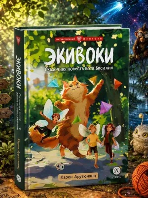 Детская книга "Арутюнянц. Экивоки. Сказочная повесть кота Василия" - 490 руб. Серия: Метавселенные фэнтези, Артикул: 5400729