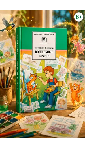 Детская книга "ШБ Пермяк. Волшебные краски" - 594 руб. Серия: Школьная библиотека, Артикул: 5200393