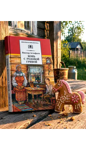 Детская книга "ШБ Астафьев. Конь с розовой гривой" - 535 руб. Серия: Школьная библиотека, Артикул: 5200130