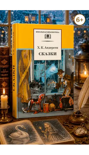 Детская книга "ШБ Андерсен. Сказки" - 475 руб. Серия: Школьная библиотека, Артикул: 5200086