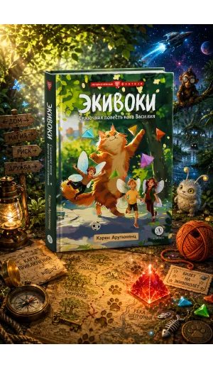 Детская книга "Арутюнянц. Экивоки. Сказочная повесть кота Василия" - 490 руб. Серия: Метавселенные фэнтези, Артикул: 5400729