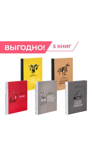 Детская книга "Комплект из 5 кн Сетон-Томпсон Рассказы о животных" - 1306 руб. Серия: Рассказы о животных , Артикул: 5400474
