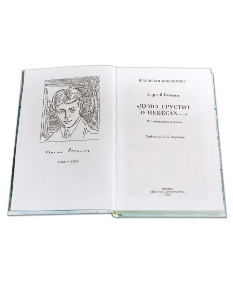 Детская книга "ШБ Есенин. "Душа грустит о небесах"" - 430 руб. Серия: Школьная библиотека, Артикул: 5200162