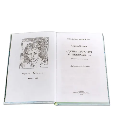 Детская книга "ШБ Есенин. "Душа грустит о небесах"" - 430 руб. Серия: Школьная библиотека, Артикул: 5200162