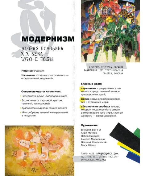 Детская книга "Азбука живописи. Эпохи. Стили. Течения." - 790 руб. Серия: Просто об искусстве, Артикул: 5900087