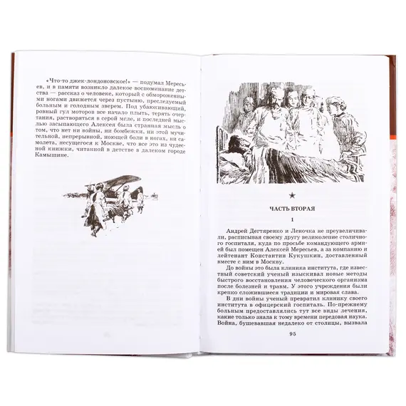 Детская книга "ШБ Полевой. Повесть о настоящем человеке" - 605 руб. Серия: Книги о Великой Отечественной Войне, Артикул: 5200206