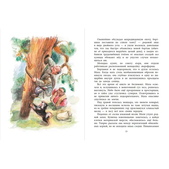Детская книга "НМ Зиганшин. Маха, или История жизни кунички" - 550 руб. Серия: Наша марка , Артикул: 5701037