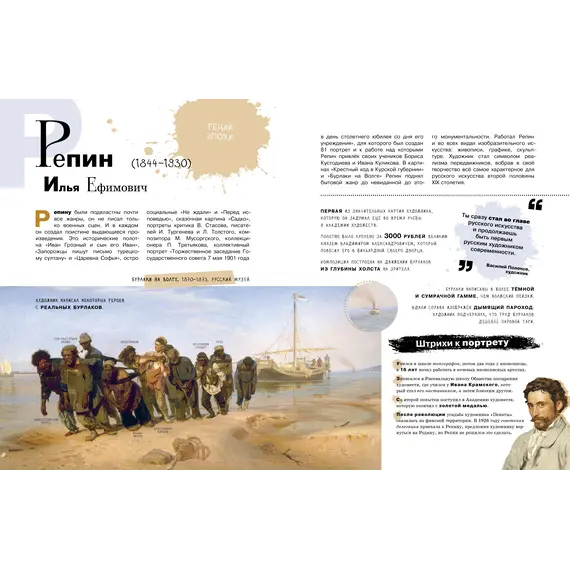 Детская книга "Азбука русских художников" - 792 руб. Серия: Просто об искусстве, Артикул: 5900083