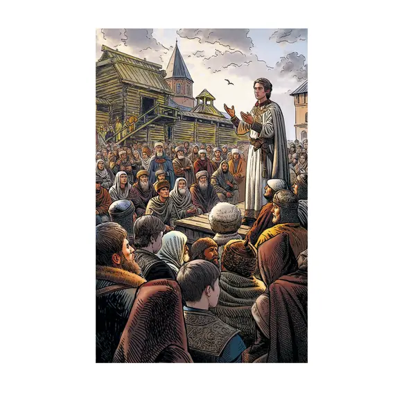 Детская книга "ВЛР Карпенко. Князь Владимир – креститель Руси" - 440 руб. Серия: Детям о великих людях России , Артикул: 5800513