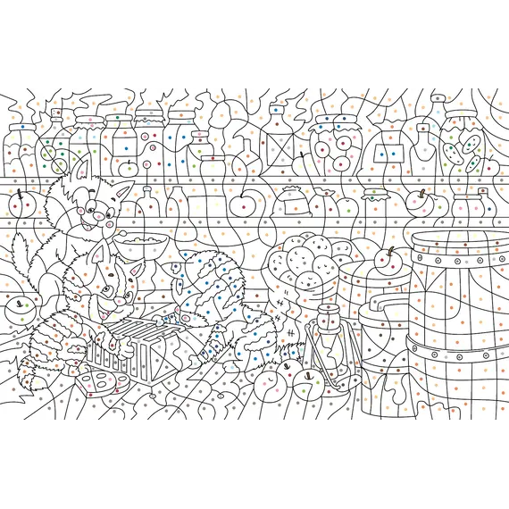 Детская книга "Зенюк. Про Федю, Васю и Тосю. Раскраска по номерам" - 297 руб. Серия: Книжные новинки, Артикул: 5508017