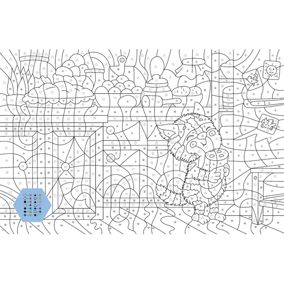 Детская книга "Зенюк. Про Федю, Васю и Тосю. Раскраска по номерам" - 297 руб. Серия: Книжные новинки, Артикул: 5508017