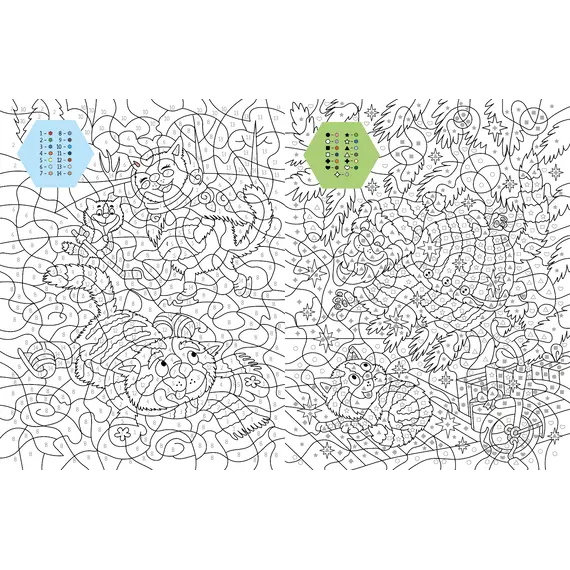 Детская книга "Зенюк. Времена года. Раскраска по номерам" - 297 руб. Серия: Книжные новинки, Артикул: 5508018