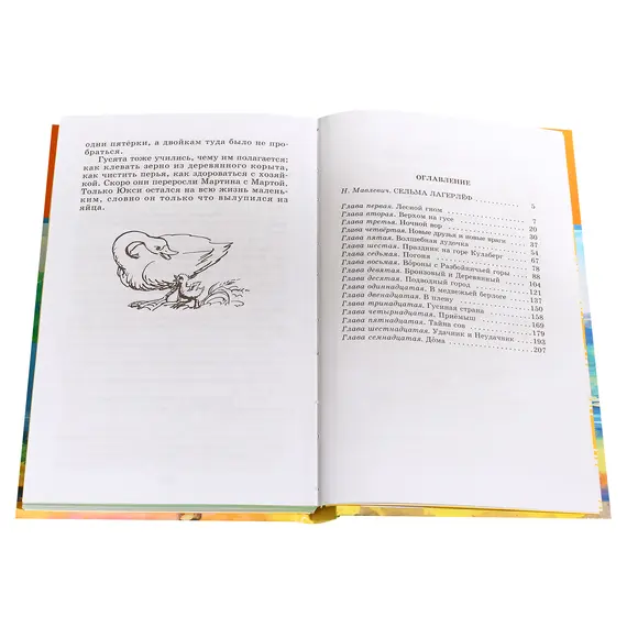 Детская книга "ШБ Лагерлеф. Чудесное путешествие Нильса с дикими гусями" - 407 руб. Серия: Школьная библиотека, Артикул: 5200014