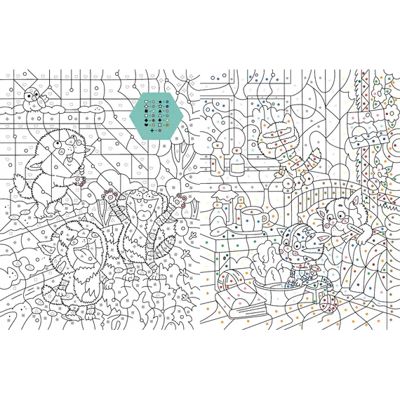 Детская книга "Зенюк. Про Федю, Васю и Тосю. Раскраска по номерам" - 309 руб. Серия: Книжные новинки, Артикул: 5508017