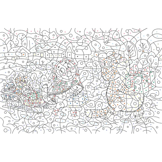 Детская книга "Зенюк. Времена года. Раскраска по номерам" - 309 руб. Серия: Книжные новинки, Артикул: 5508018