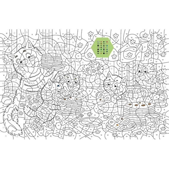 Детская книга "Зенюк. Времена года. Раскраска по номерам" - 309 руб. Серия: Книжные новинки, Артикул: 5508018