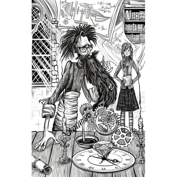 Детская книга "Корсарова. Тайна Великого Алхимика" - 440 руб. Серия: Магия механики, Артикул: 5900128