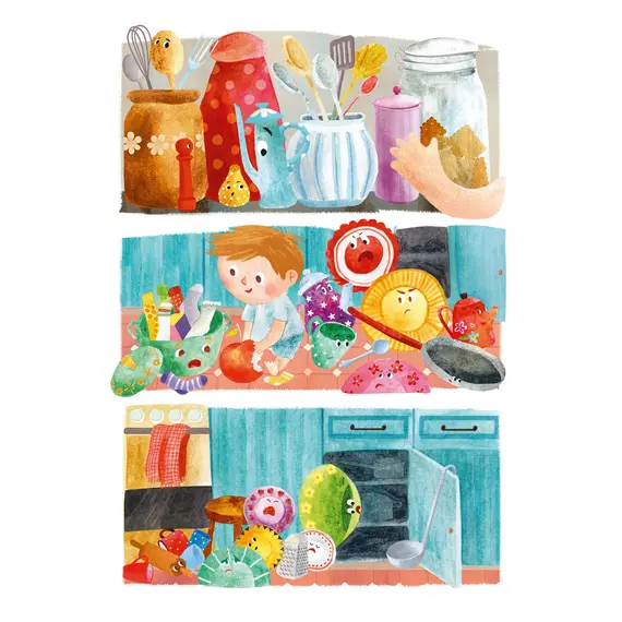 Детская книга "Абишова. Приключения кастрюльки Пэнни" - 653 руб. Серия: Время сказок, Артикул: 5400469