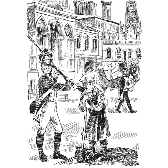 Детская книга "Ленковская. Марш оловянных солдатиков" - 814 руб. Серия: Нескучная история, Артикул: 5400703